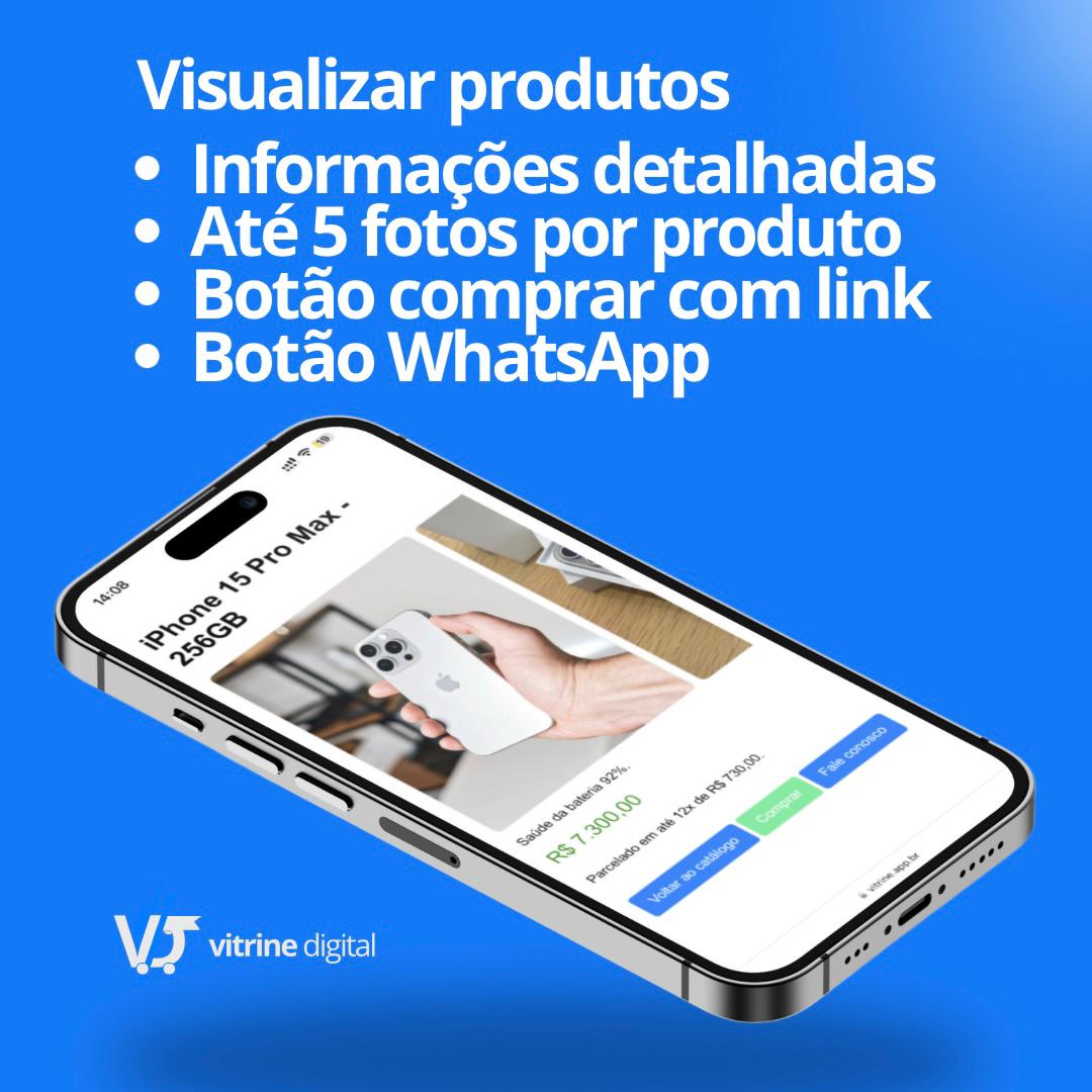 vitrine digital - catálogo online